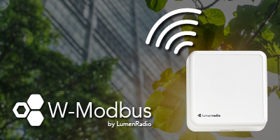LumenRadio announces W-Modbus, a product replacing Modbus RTU cables with wireless mesh technology