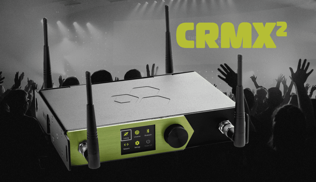 LumenRadio upgrades the CRMX protocol to add support for multiple universes and the W-DMX protocol