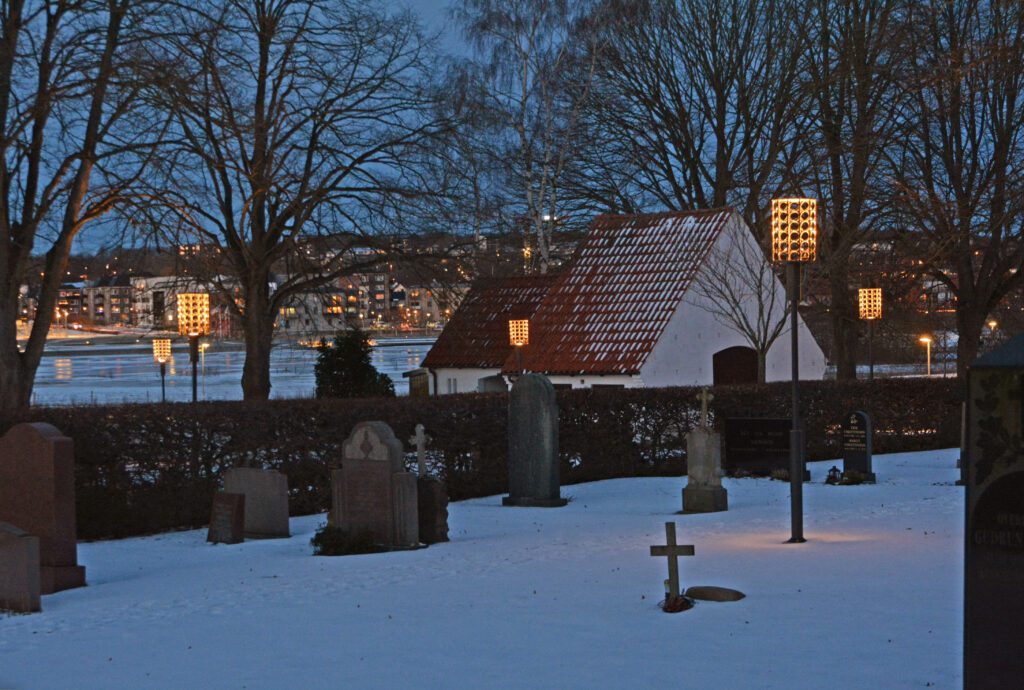 AirGlow enables respectful lighting for historic church cemetery